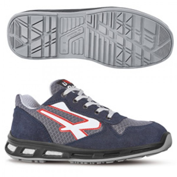 Calzatura di sicurezza Active S1P SRC Red Lion - pelle scamosciata morbida - numero 42 - blu - U-Power Calzatura di sicurezza Active S1P SRC Red Lion - pelle scamosciata morbida - numero 42 - blu - U-Power