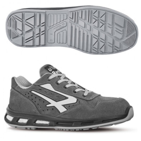 Calzatura di sicurezza Going S1P - numero 43 - pelle scamosciata - grigio - U-Power Calzatura di sicurezza Going S1P - numero 43 - pelle scamosciata - grigio - U-Power