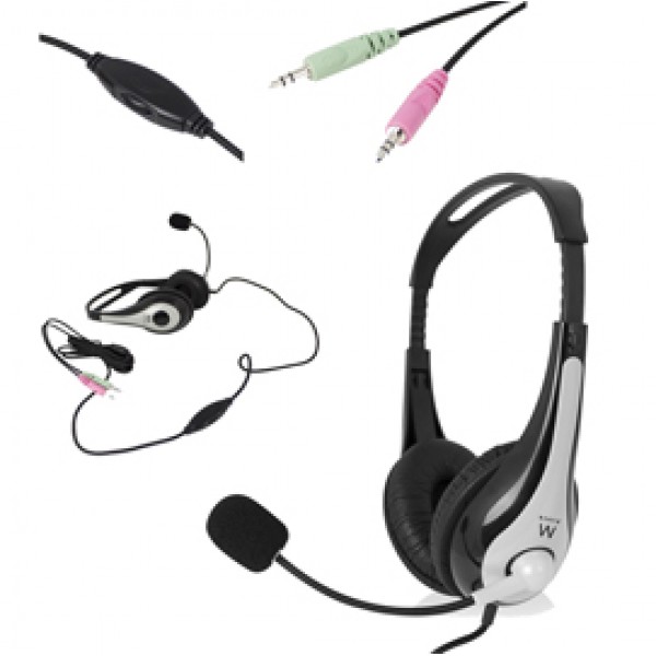 Cuffie con microfono EW3562 - Eminent Ewent Cuffie con microfono EW3562 - Eminent Ewent