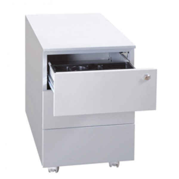 Cassettiere in metallo - 3 cassetti - 40 x 59 x 54 cm - grigio - Bertesi Cassettiere in metallo - 3 cassetti - 40 x 59 x 54 cm - grigio - Bertesi