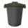 Contenitore portarifiuti Dusty - diametro 36 cm - altezza 45 cm -  25 L - coperchio verde - Mobil Plastic