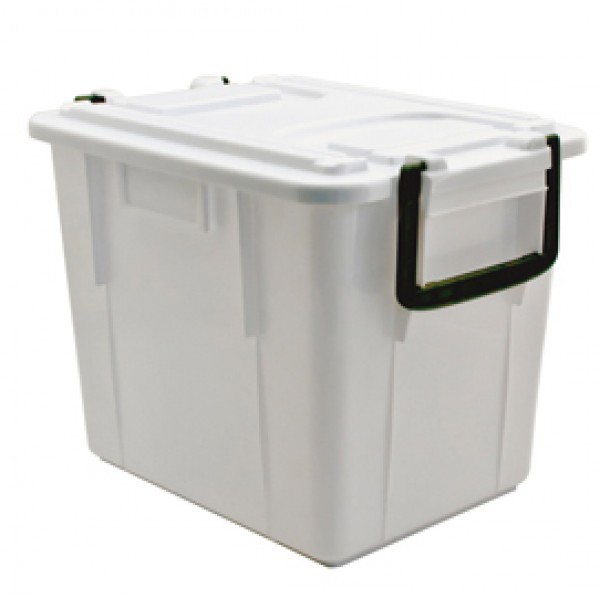 Contenitore Foodbox con coperchio - 38x28x30 cm - 20 L - PPL riciclabile - bianco - Mobil Plastic Contenitore Foodbox con coperchio - 38x28x30 cm - 20 L - PPL riciclabile - bianco - Mobil Plastic
