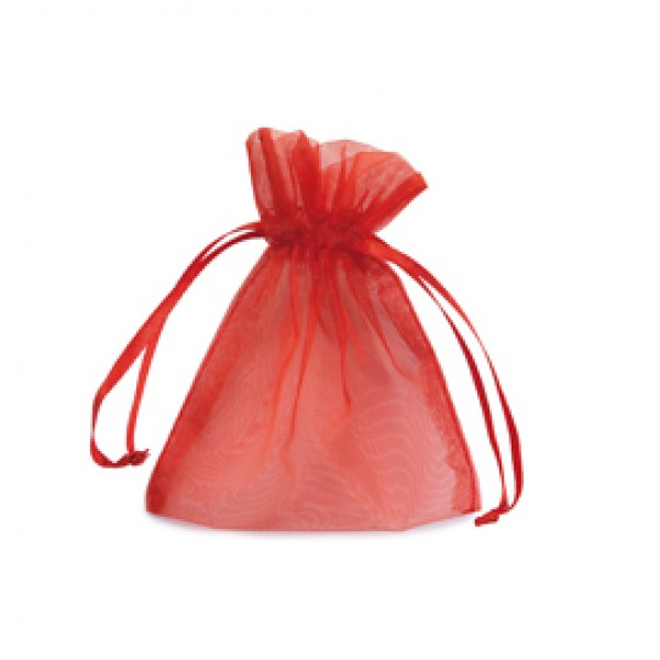 Sacchetti bomboniera Milly - 8,5 x 10 cm - organza - rosso - PNP - conf. 20 pezzi Sacchetti bomboniera Milly - 8,5 x 10 cm - organza - rosso - PNP - conf. 20 pezzi