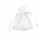 Sacchetti organza Milly - 12,5 x 17 cm - bianco - PNP - conf. 20 pezzi