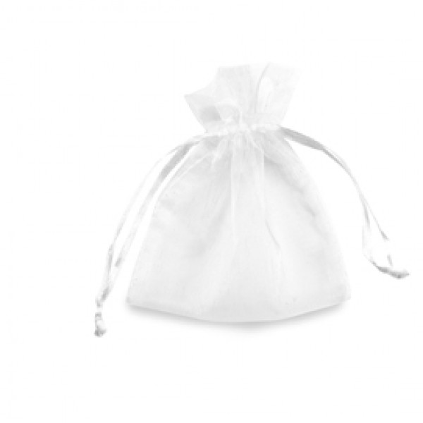 Sacchetti organza Milly - 12,5 x 17 cm - bianco - PNP - conf. 20 pezzi Sacchetti organza Milly - 12,5 x 17 cm - bianco - PNP - conf. 20 pezzi
