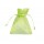 Sacchetti organza Milly - 12,5 x 17 cm - verde mela - PNP - conf. 20 pezzi