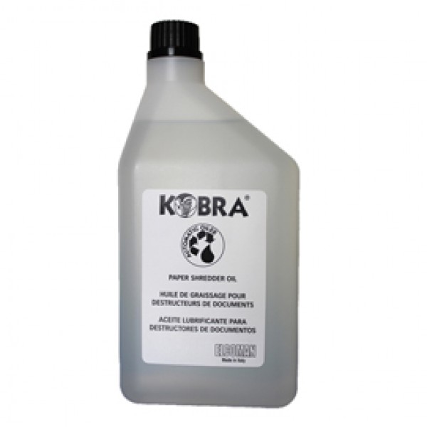 Olio per distruggidocumenti - Kobra - flacone 1 L Olio per distruggidocumenti - Kobra - flacone 1 L