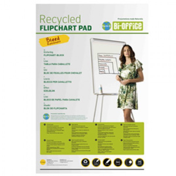 Blocchi per lavagna Earth - 65 x 98 cm - 20 fg - bianco - Bi-Office Blocchi per lavagna Earth - 65 x 98 cm - 20 fg - bianco - Bi-Office