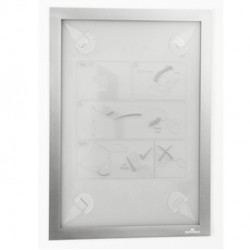 Cornice adesiva - Duraframe Wallpaper - A4 - 21 x 29,7 cm - argento - Durable