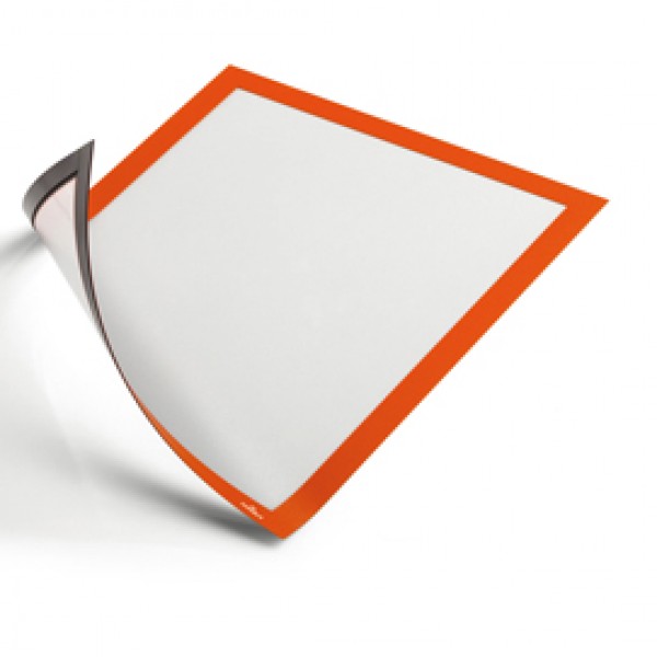 Cornice Duraframe Magnetic - A4 - 21 x 29,7 cm - arancio - Durable