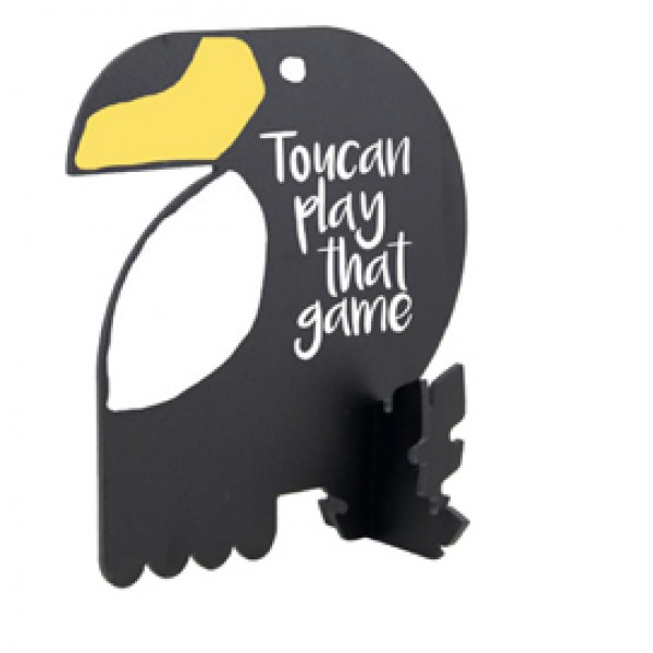 Lavagna Silhouette - 16x13,8x7,4 cm - nero - forma tucano - Securit Lavagna Silhouette - 16x13,8x7,4 cm - nero - forma tucano - Securit