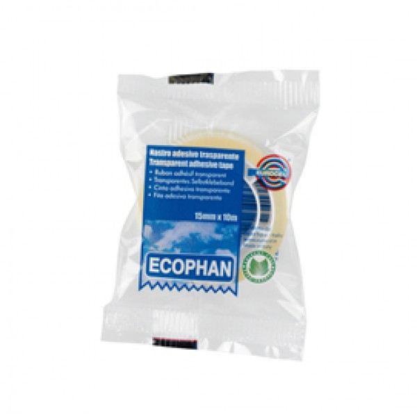 Nastro adesivo Ecophan - 15 mm x 10 mt - in caramella - trasparente - Eurocel Nastro adesivo Ecophan - 15 mm x 10 mt - in caramella - trasparente - Eurocel