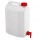 Tanica con rubinetto - 20 L - PE - Mobil Plastic
