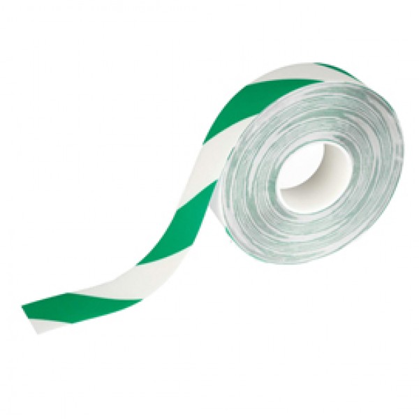 Nastro adesivo DURALINESTRONG 50/07 1726 - permanente - 5 cm x 30 m - verde/bianco - Durable Nastro adesivo DURALINESTRONG 50/07 1726 - permanente - 5 cm x 30 m - verde/bianco - Durable