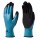 Guanti Wet&Dry VV636BL - poliammide - palmo in nitrile - taglia 09 - blu/nero - Deltaplus