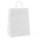 Shopper - maniglie cordino - 14 x 9 x 20 cm - carta kraft - bianco - Mainetti Bags - conf. 25 pezzi