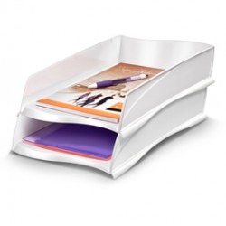 Vaschetta portacorrispondenza Ellypse extra strong - bianco - 380x275 H820mm - CEP