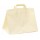Shopper Flat Large - 28 x 17 x 32 cm - carta kraft - bianco - Mainetti Bags - conf. 250 pezzi