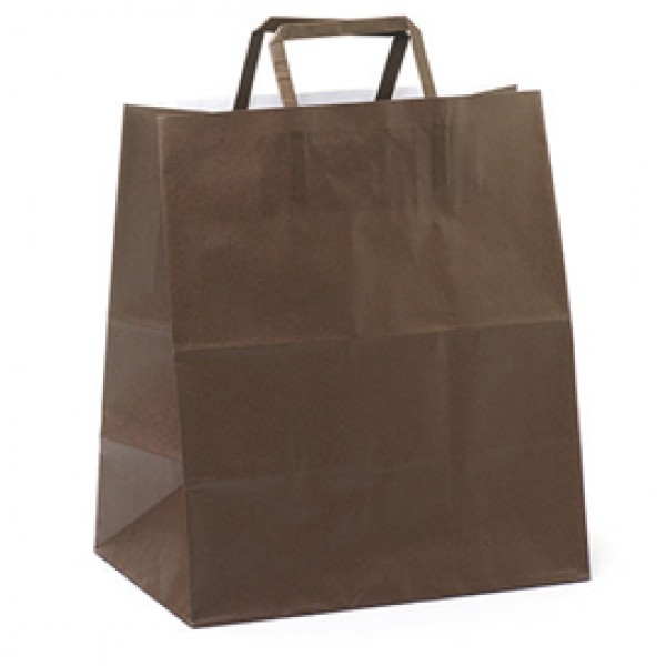 Shopper Flat Large - 28 x 17 x 32 cm - carta kraft - avana - Mainetti Bags - conf. 250 pezzi Shopper Flat Large - 28 x 17 x 32 cm - carta kraft - avana - Mainetti Bags - conf. 250 pezzi