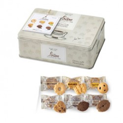 Biscotti al burro assortiti - scatola in latta - 280 gr - Loison