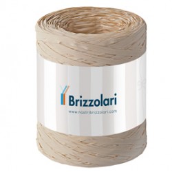 Nastro Rafia sintetica - naturale 40 - 5mmx200mt - Brizzolari