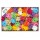 Stelle in Rafia sintetica - 19 mm - colori primaverili assortiti - Brizzolari - conf. 70 pezzi