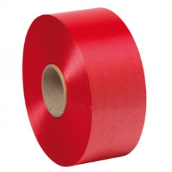 Nastro liscio 6800 - in polipropilene - 50mmx100mt - rosso 07 - Brizzolari