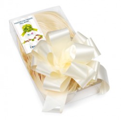 Nastri strip 6800 - in polipropilene - avorio 25 - per fiocco autocomponibile - 50 mm - diametro 20 cm - Brizzolari - conf. 30 pezzi