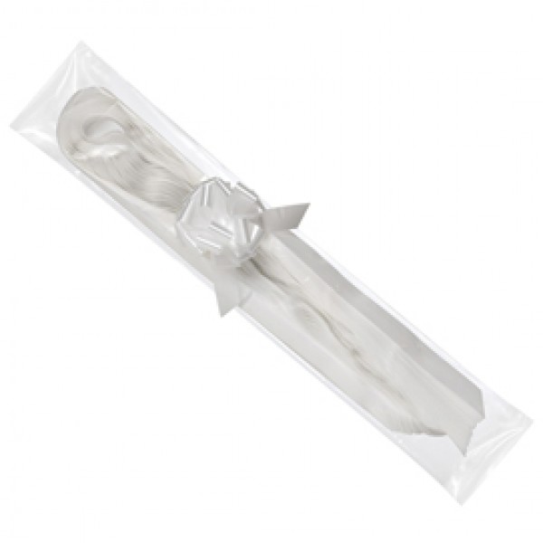 Nastri strip 6800 - in polipropilene - bianco 01 - per fiocco autocomponibile - 50 mm - diametro 20 cm - Brizzolari - conf. 50 pezzi Nastri strip 6800 - in polipropilene - bianco 01 - per fiocco autocomponibile - 50 mm - diametro 20 cm - Brizzolari - conf. 50 pezzi