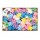 Stelle di nastro liscio 6800 - 14 mm - diam. 6,5cm - colori primaverili assortiti - Brizzolari - conf. 100 pezzi