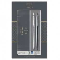 Gift set Jotter Stainless Steel CT - portamine 0,5 mm / sfera M - Parker