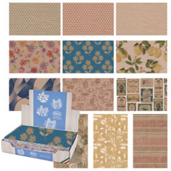 Carta regalo - kraft - Natura - 70 x 100 cm - Rex Sadoch - scatola 100 fogli Carta regalo - kraft - Natura - 70 x 100 cm - Rex Sadoch - scatola 100 fogli