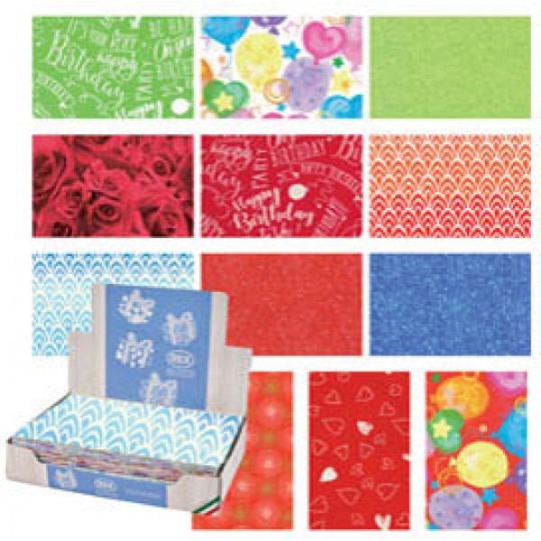Carta regalo - raso - Colors - 70 x 100 cm - Rex Sadoch - scatola 100 fogli Carta regalo - raso - Colors - 70 x 100 cm - Rex Sadoch - scatola 100 fogli