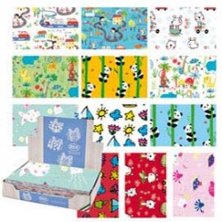 Carta regalo - raso - Bambini - 70 x 100 cm - Rex Sadoch - scatola 100 fogli