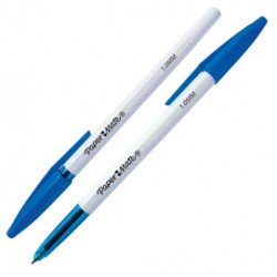 Penna a sfera con cappuccio 045 - punta 1,0 mm - blu - Papermate