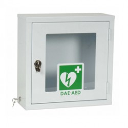 Visio Teca per defibrillatore semiautomatico - bianco - PVS