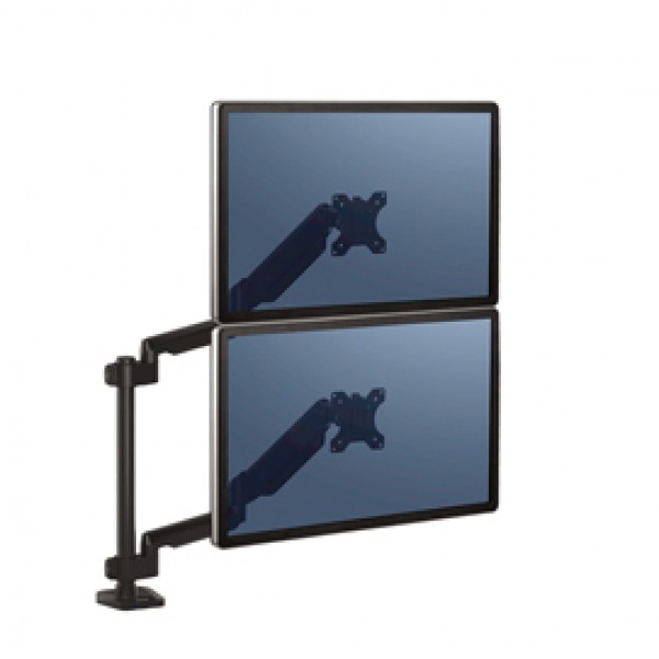 Braccio portamonitor doppio verticale Platinum Series - Fellowes Braccio portamonitor doppio verticale Platinum Series - Fellowes