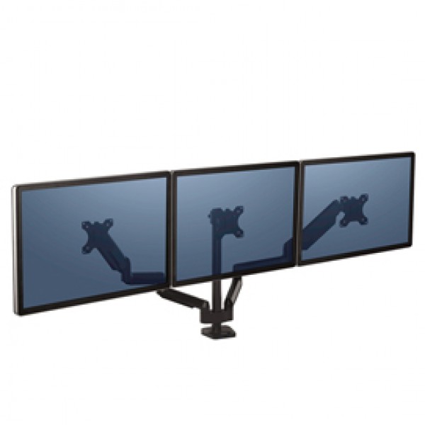 Braccio portamonitor triplo Platinum Series - Fellowes Braccio portamonitor triplo Platinum Series - Fellowes