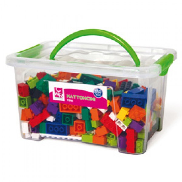 Mattoncini Micro da costruzione - in ABS - colori assortiti - CWR - bauletto da 350 pezzi Mattoncini Micro da costruzione - in ABS - colori assortiti - CWR - bauletto da 350 pezzi