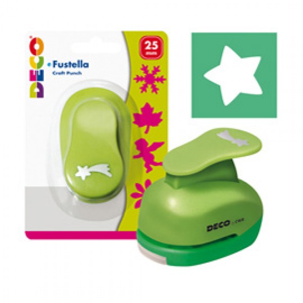 Fustella - motivo stella - dim. sagoma 25 mm - Deco Fustella - motivo stella - dim. sagoma 25 mm - Deco