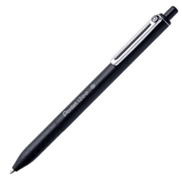 Penna a sfera a scatto iZee - punta 0,7 mm - nero - Pentel Penna a sfera a scatto iZee - punta 0,7 mm - nero - Pentel