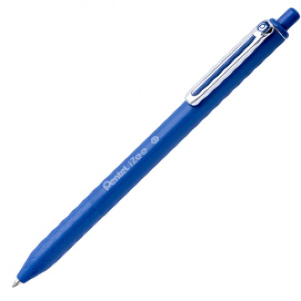 Penna a sfera a scatto iZee - punta 0,7 mm - blu - Pentel Penna a sfera a scatto iZee - punta 0,7 mm - blu - Pentel