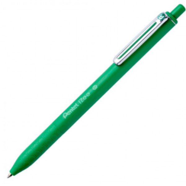 Penna a sfera a scatto iZee - punta 0,7 mm - verde - Pentel Penna a sfera a scatto iZee - punta 0,7 mm - verde - Pentel