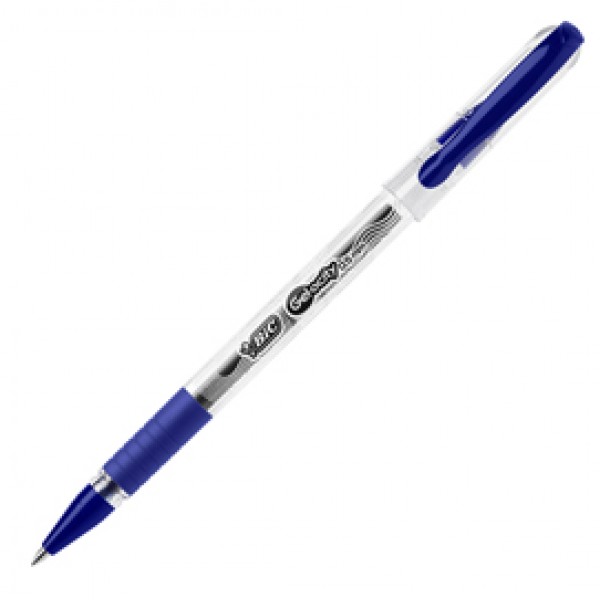 Penne a sfera con cappuccio Gelocity Stic - punta 0,5 mm - blu - Bic - scatola 30 pezzi