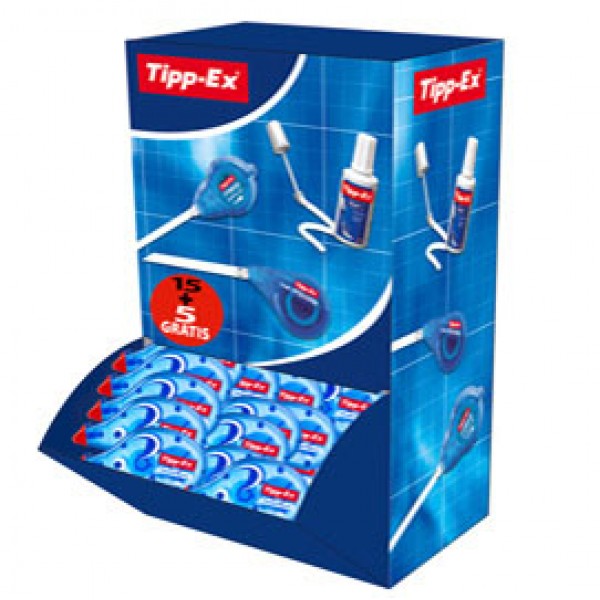 Correttore a nastro Pocket Mouse - 4,2 mm x 10 mt - Tipp-Ex - value pack - 15 + 5 pezzi Correttore a nastro Pocket Mouse - 4,2 mm x 10 mt - Tipp-Ex - value pack - 15 + 5 pezzi