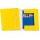 Cartella con elastico WOW - cartoncino plastificato - 3 lembi - 25x35cm - giallo - Leitz