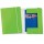 Cartella con elastico WOW - cartoncino plastificato - 3 lembi - 25x35 cm - verde lime - Leitz