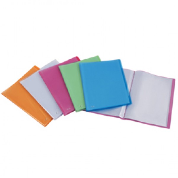 Portalistini a fogli fissi Lumina - 40 buste - 22x30cm - colori assortiti - Favorit Portalistini a fogli fissi Lumina - 40 buste - 22x30cm - colori assortiti - Favorit