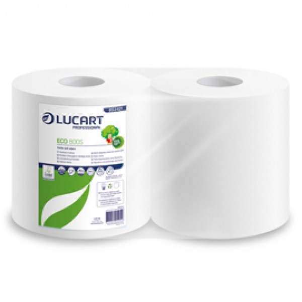 Bobina asciugatutto Speedy Eco 800S - 2 veli - 18,5gr - diametro 25,5 cm - H22,8 cm x 180m - microgoffrata - Lucart Bobina asciugatutto Speedy Eco 800S - 2 veli - 18,5gr - diametro 25,5 cm - H22,8 cm x 180m - microgoffrata - Lucart