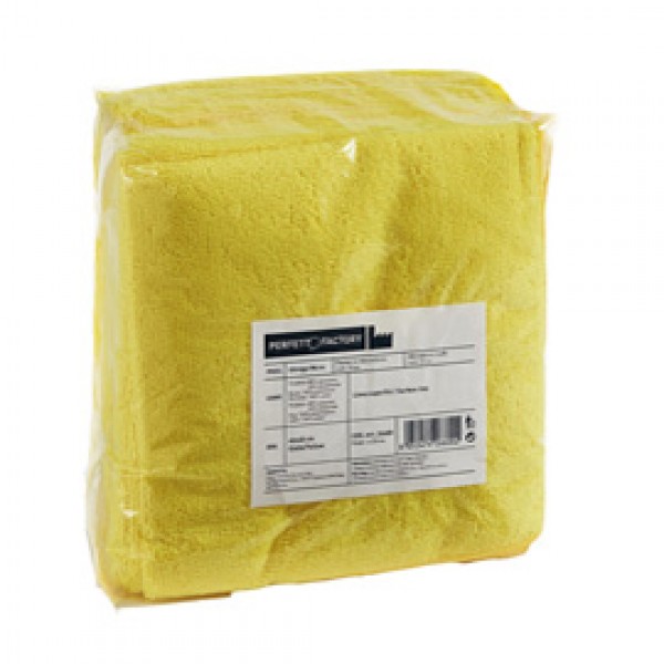 Panni microfibra Ultrega - 40 x 40 cm - giallo - Perfetto - pack 10 pezzi Panni microfibra Ultrega - 40 x 40 cm - giallo - Perfetto - pack 10 pezzi